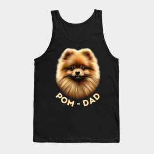 Pom Dad: Detailed Face Design Tank Top